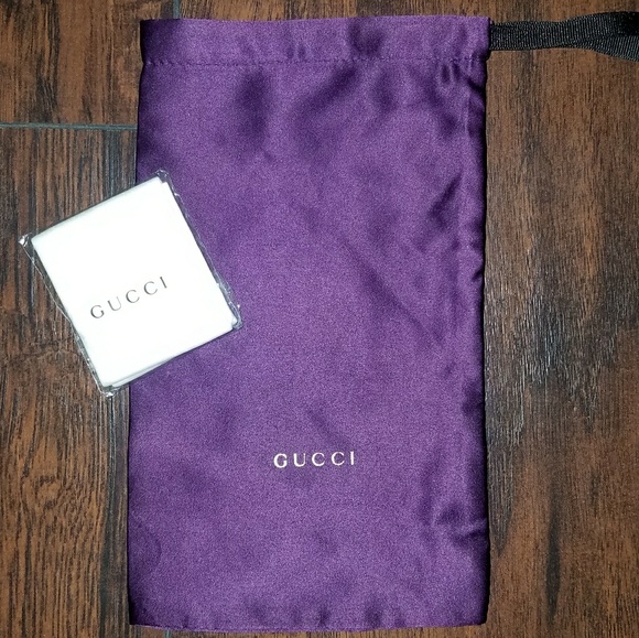 Gucci Accessories - GUCCI Pouch and Cleaning Cloth